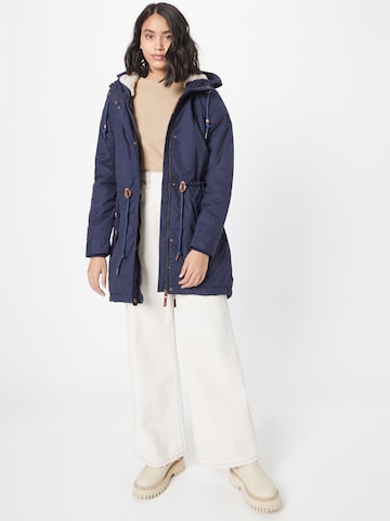 Parka mi-saison 'ELBA' Ragwear en bleu