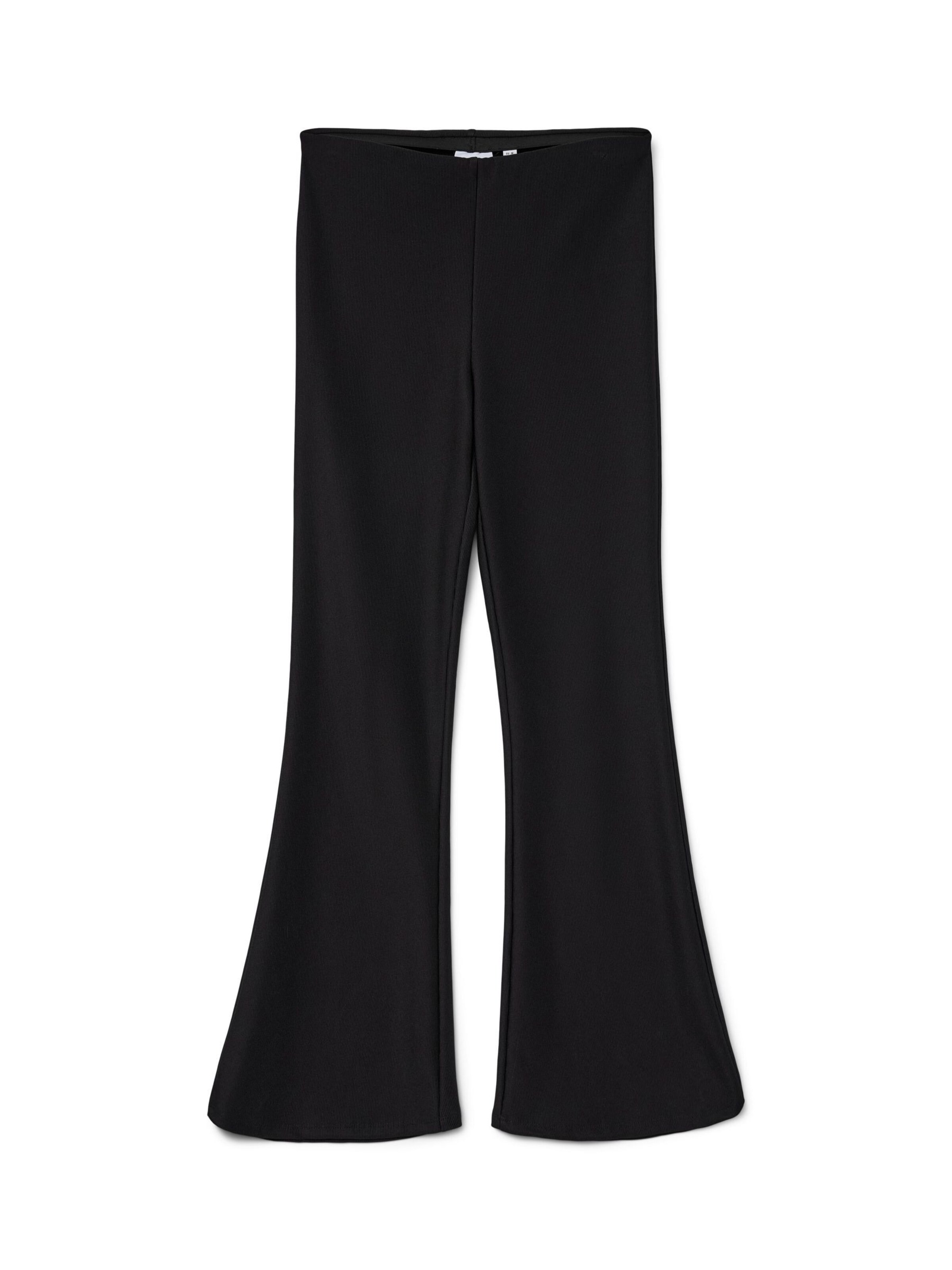 VERO MODA Boot cut Pants 'JOSIE ' in Black: front