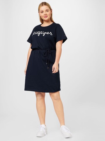 Tommy Hilfiger Curve Dress in Blue: front