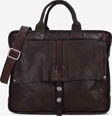 Campomaggi Document Bag in Brown: front