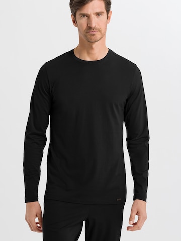 T-Shirt ' Night & Day ' Hanro en noir : devant