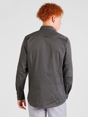 OLYMP Regular fit Button Up Shirt 'Level 5' in Black
