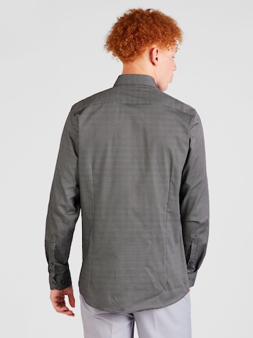 OLYMP Regular fit Button Up Shirt 'Level 5' in Black