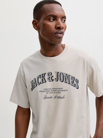 T-Shirt 'JJEDenver' JACK & JONES en gris