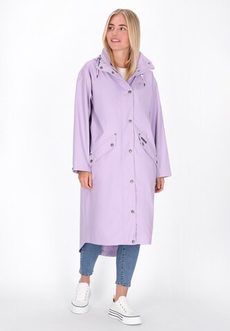 Schmuddelwedda Raincoat in Purple: front