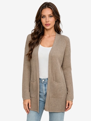 KoJooin Strickjacke in Beige: Vorderseite