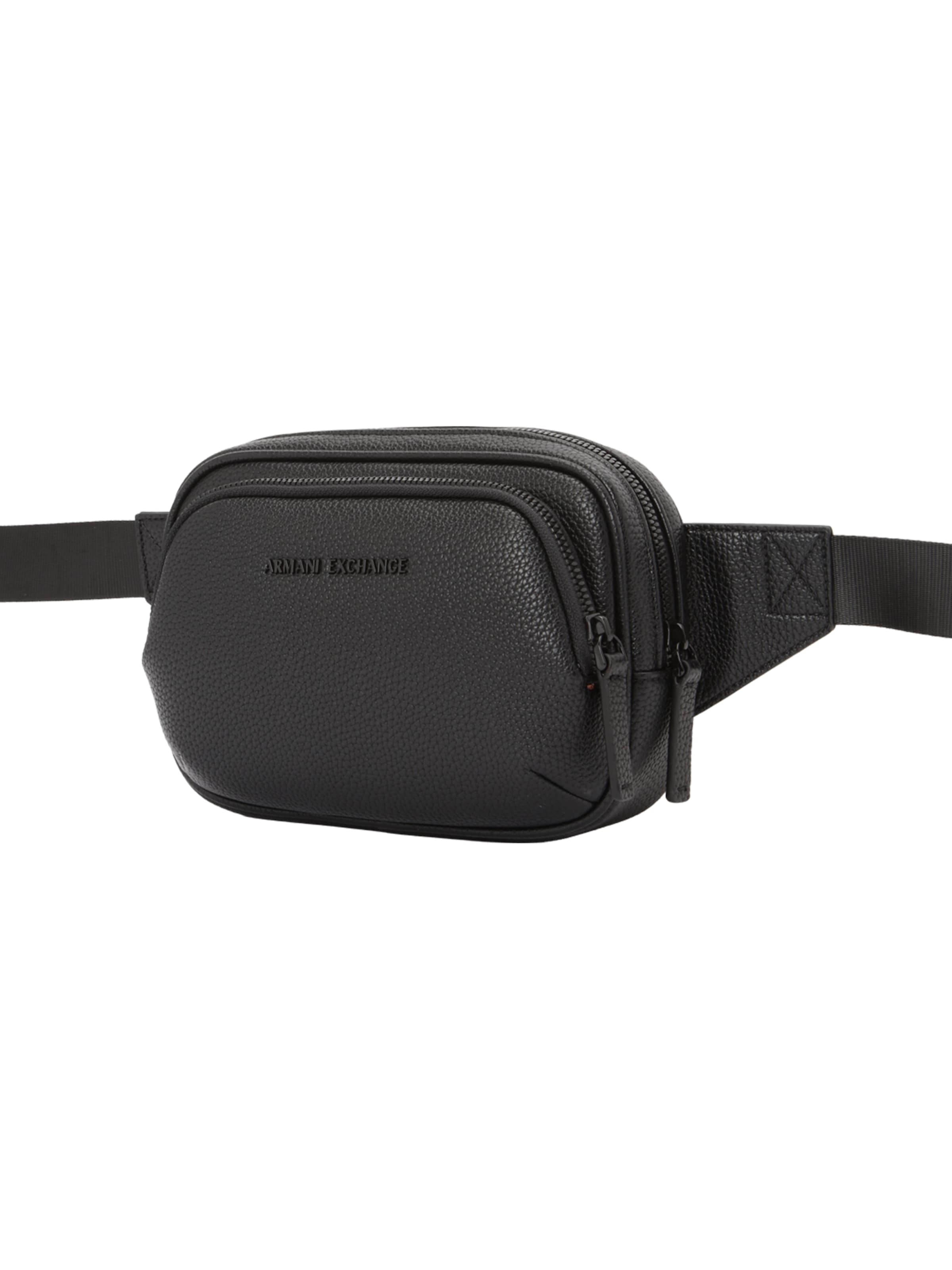 ARMANI EXCHANGE Поясная сумка 'MADRID' в Черный