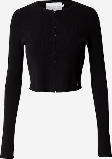 Calvin Klein Jeans Cardigan en noir / blanc, Vue avec produit