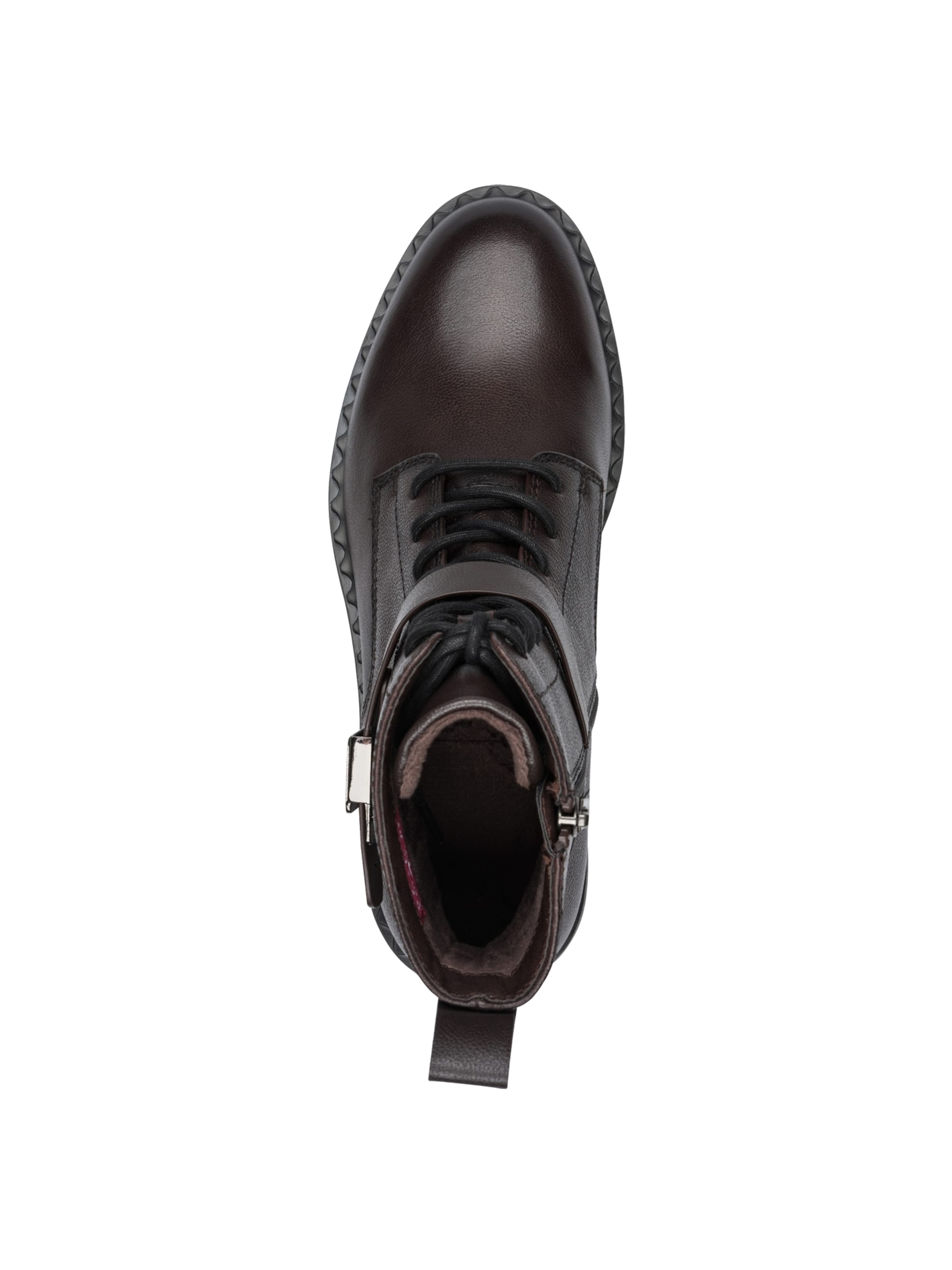 Bottines à lacets Tamaris en marron