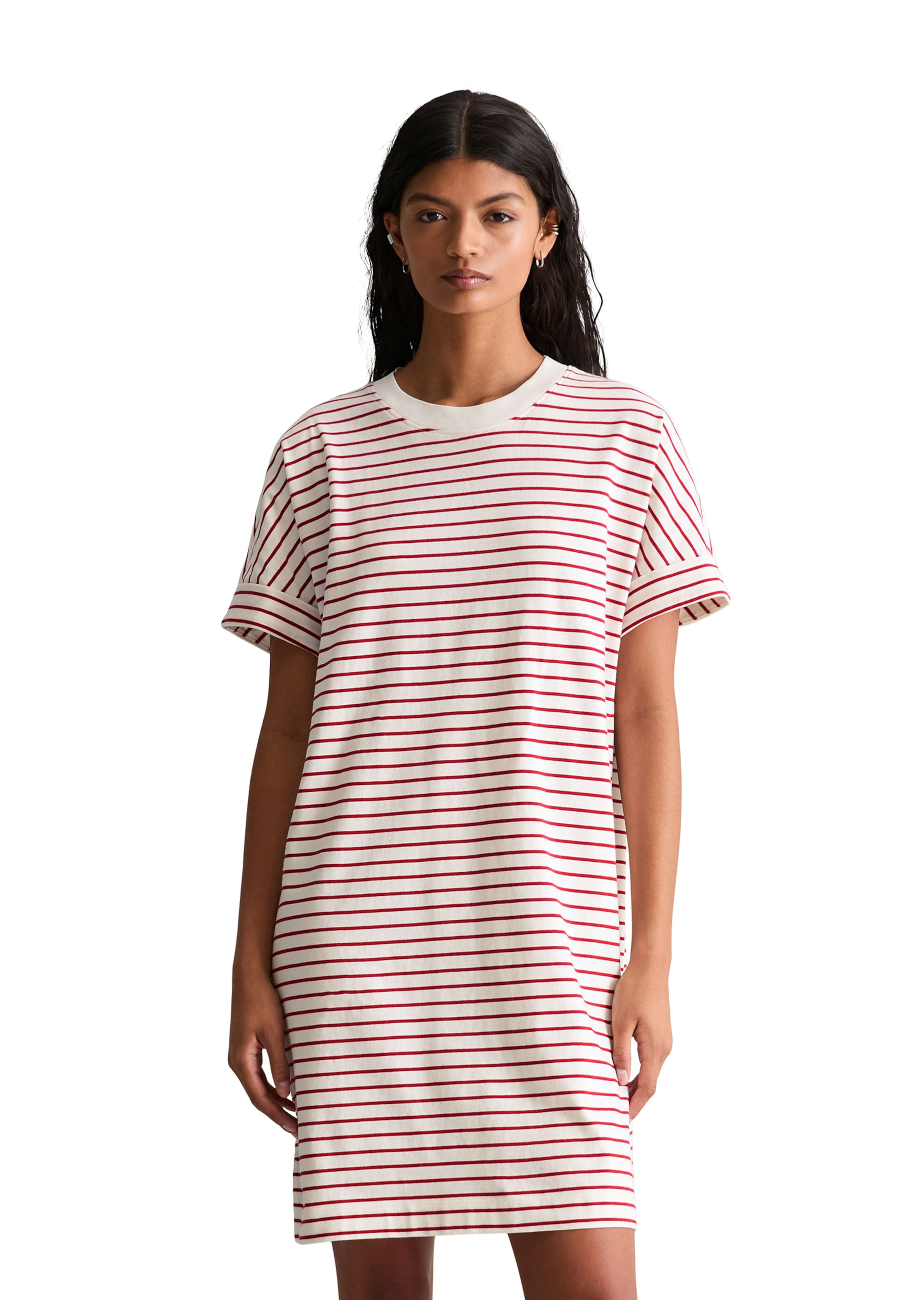 Marc O'Polo DENIM Jurk in Rood: voorkant