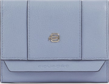 Porte-monnaies Piquadro en bleu : devant