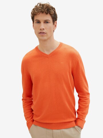 TOM TAILOR Sweater in Orange