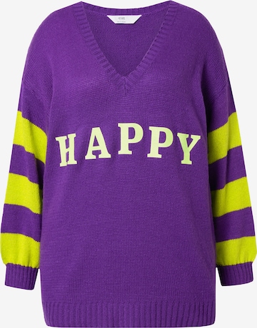 Angel of Style Sweater in Purple: front