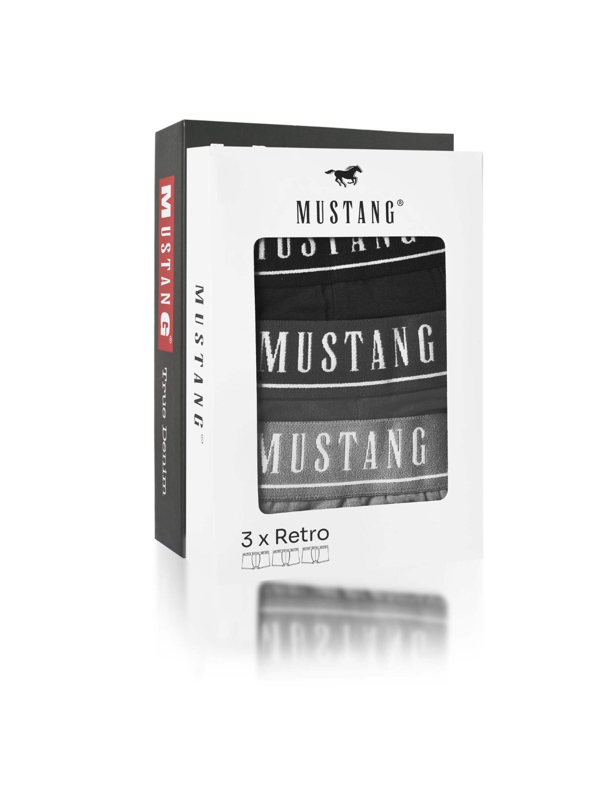 MUSTANG Boksershorts i blandingsfarvet