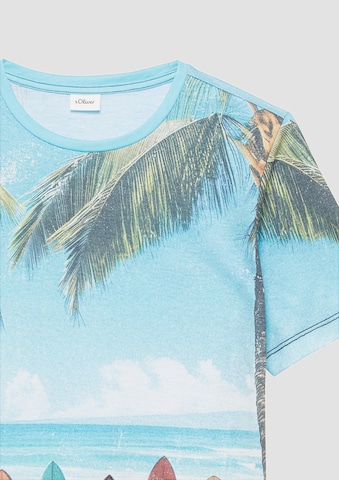 T-Shirt s.Oliver en bleu
