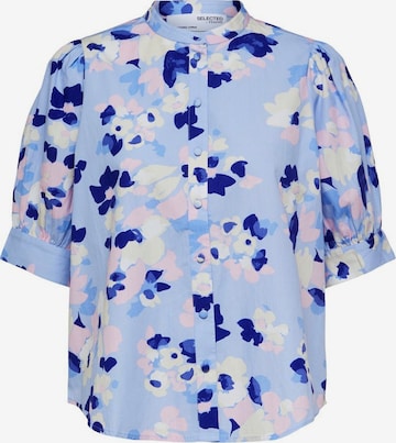 SELECTED FEMME Blouse in Blauw: voorkant