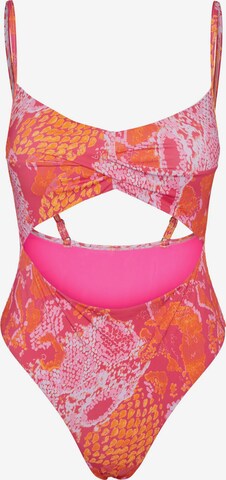 VERO MODA Bustier Strój kąpielowy 'OLIVIA' w kolorze różowy: przód