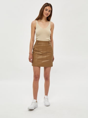DESIRES Gebreide top 'Geisha' in Beige
