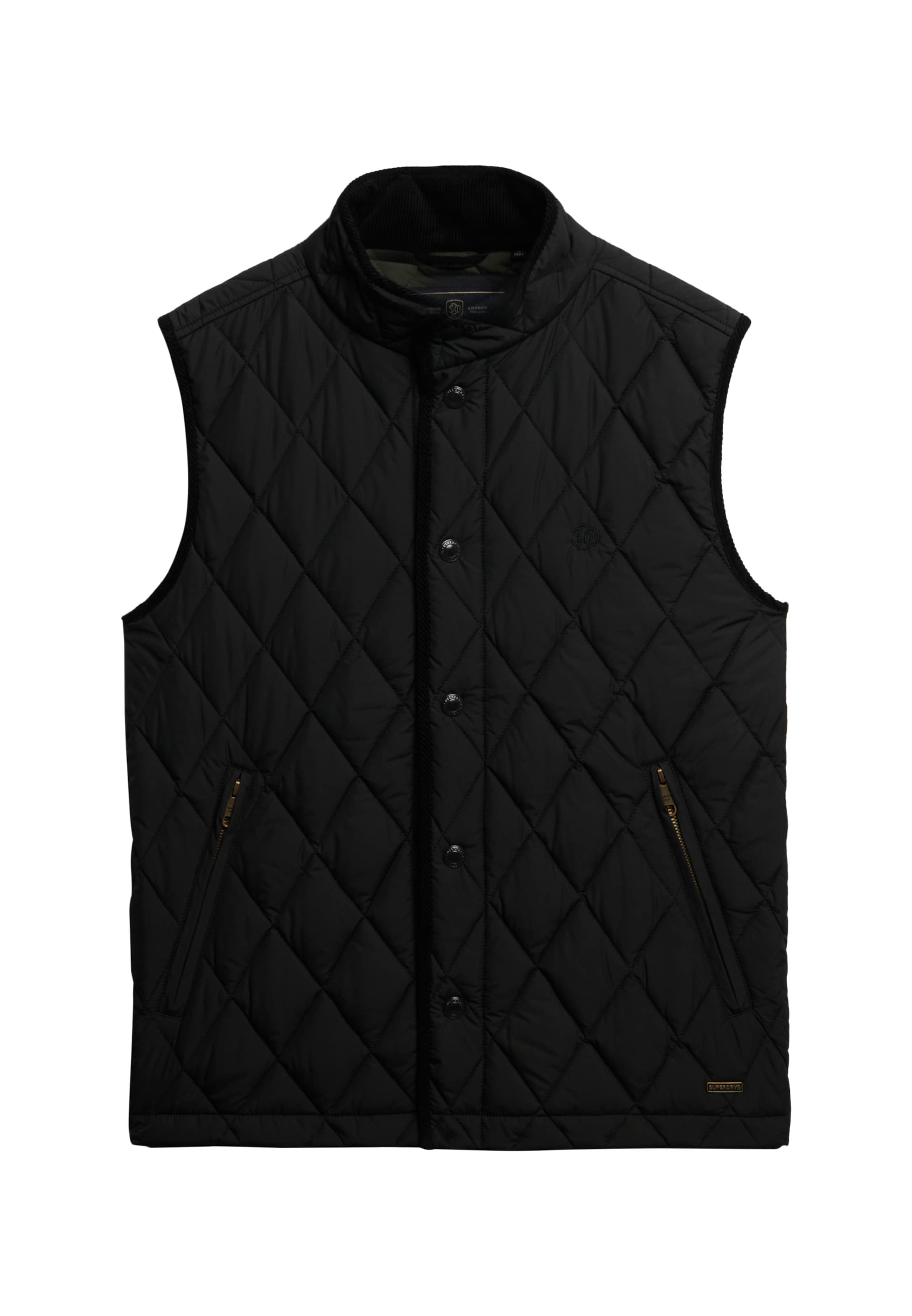Superdry & Co Vest 'Estate' in Black: front