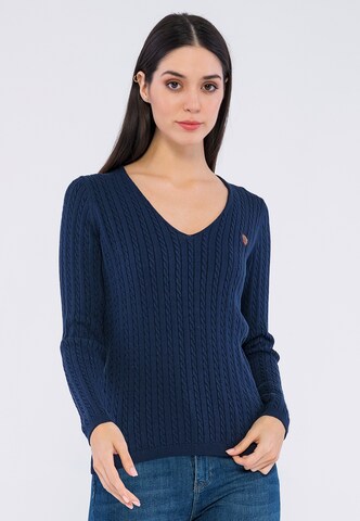 Pullover 'Manon' di Giorgio di Mare in blu: frontale