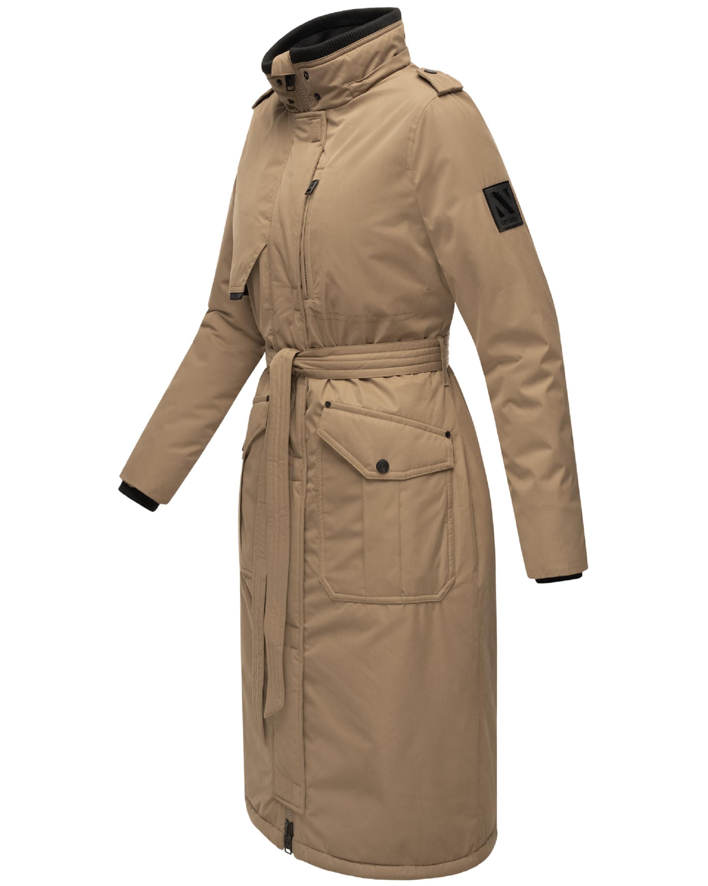 NAVAHOO Χειμερινό παλτό 'Hokulanii' σε καφέ