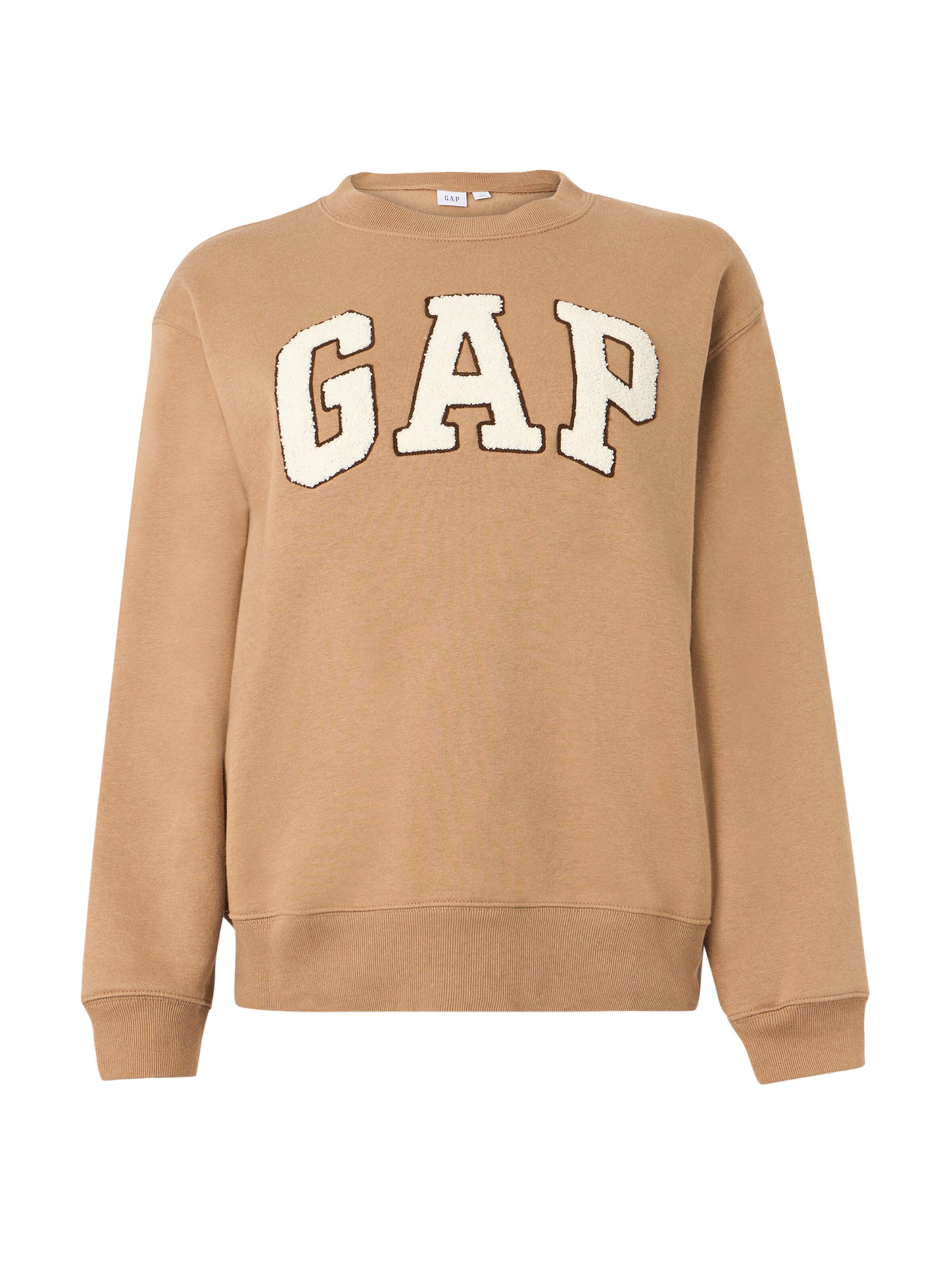 GAP Sweatshirt 'HERITAGE' in Braun: Vorderseite