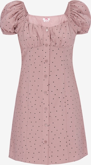 MYMO Kleid 'Young Fashion' in mauve / schwarz, Produktansicht