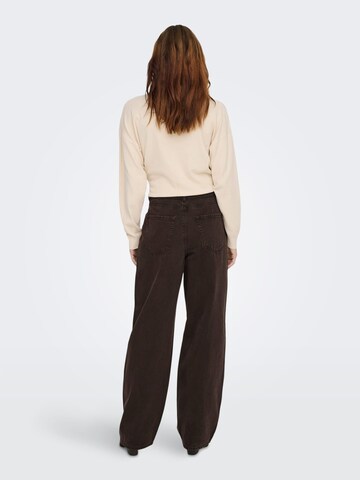 ONLY Baggy Jeans 'Gianna' in Bruin