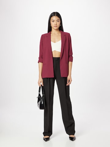 SOAKED IN LUXURY - Blazer 'Shirley' em roxo