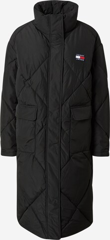 Tommy Jeans Between-Seasons Coat in Black: front