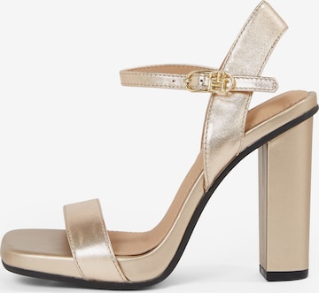 auksinė TOMMY HILFIGER Basutės su dirželiais: priekis