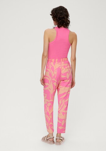 s.Oliver Tapered Broek in Roze