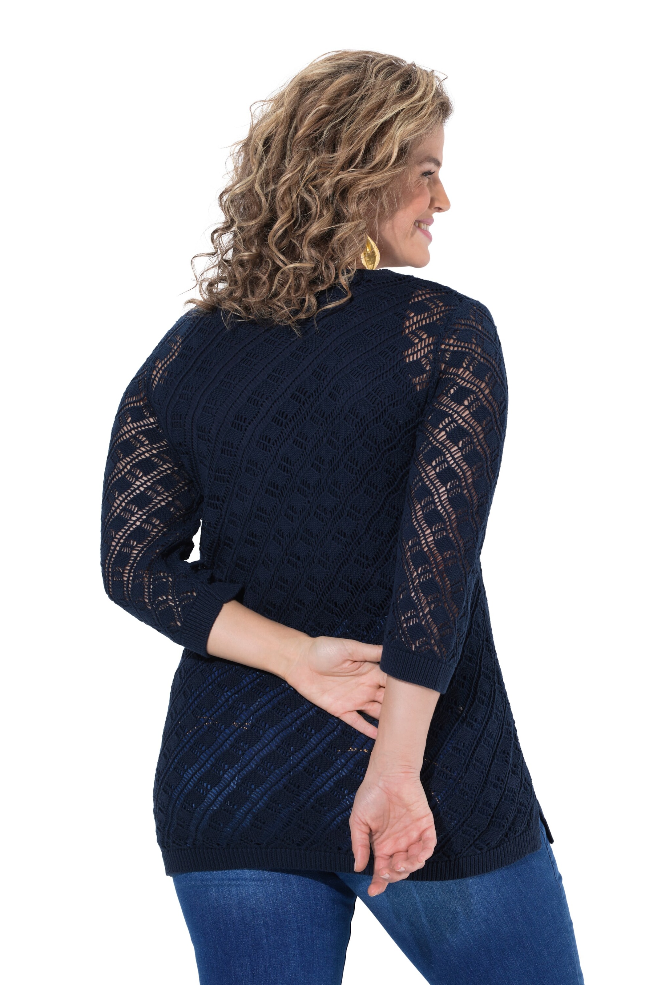 Ulla Popken Pullover in Blau