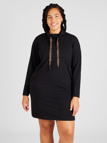 Robe 'LUCI' ONLY Carmakoma en noir : devant