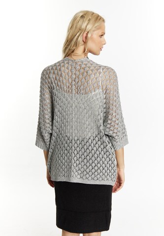 IZIA Knit Cardigan in Silver