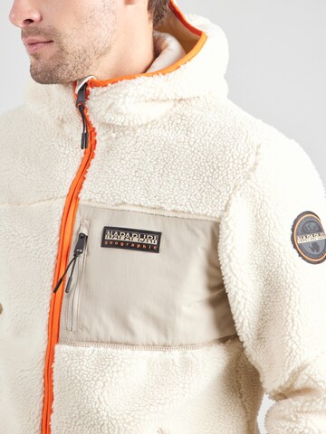 NAPAPIJRI Fleecejacke 'YUPIK' in Weiß