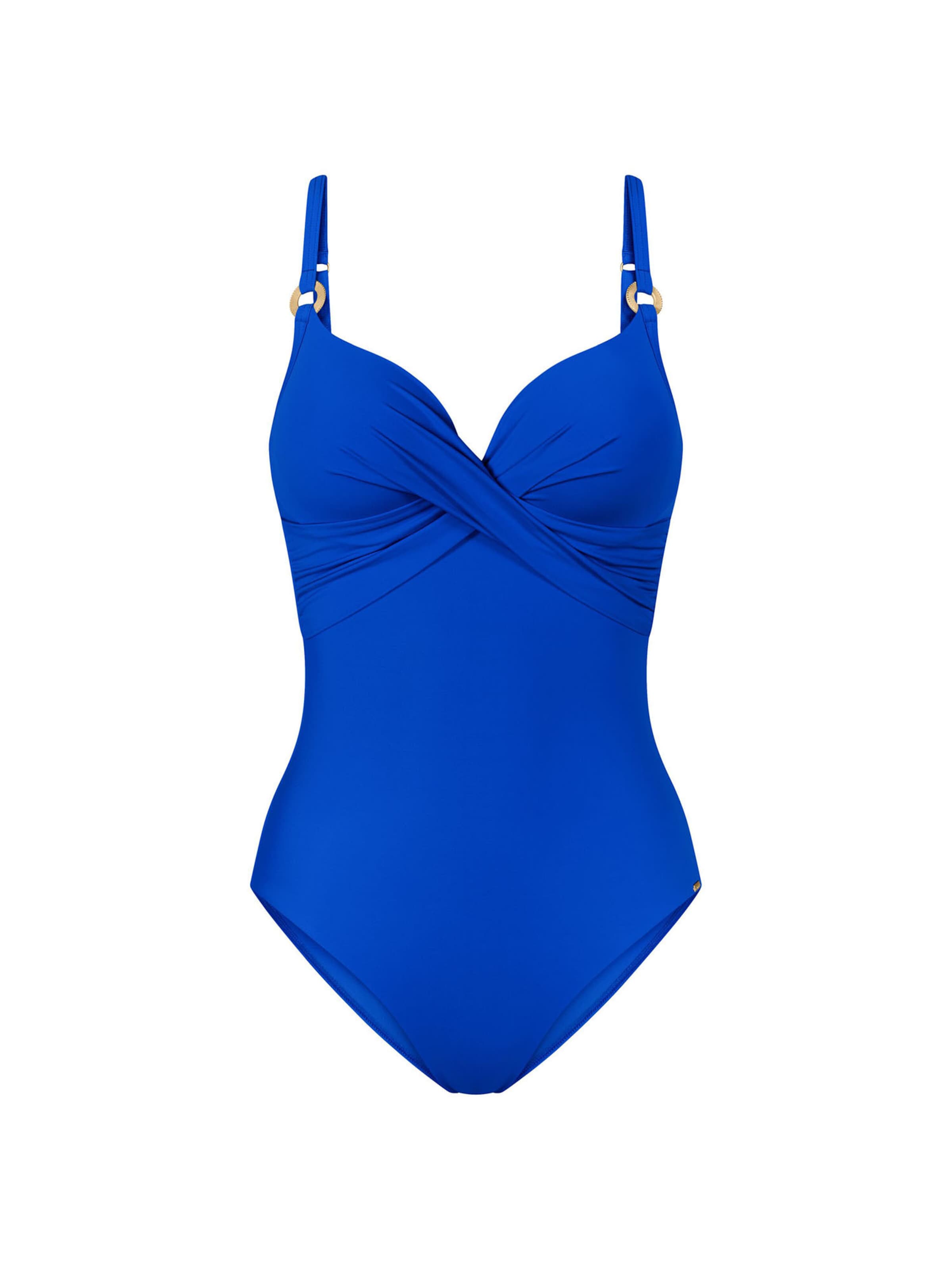 TRIUMPH Badpak ' Red Label Summer Twist ' in Blauw: voorkant