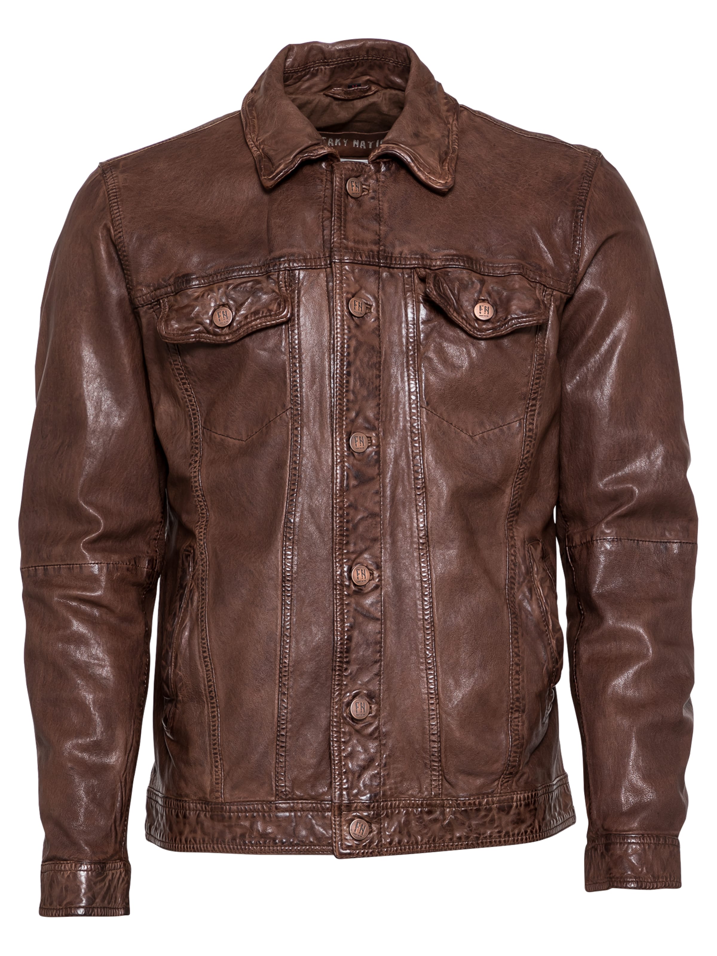 Giacca di mezza stagione &#x27;Derk&#x27; di FREAKY NATION in marrone: frontale