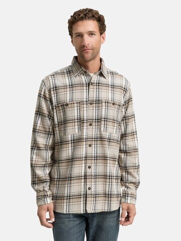 TOM TAILOR Comfort fit Button Up Shirt in Mixed colours: front