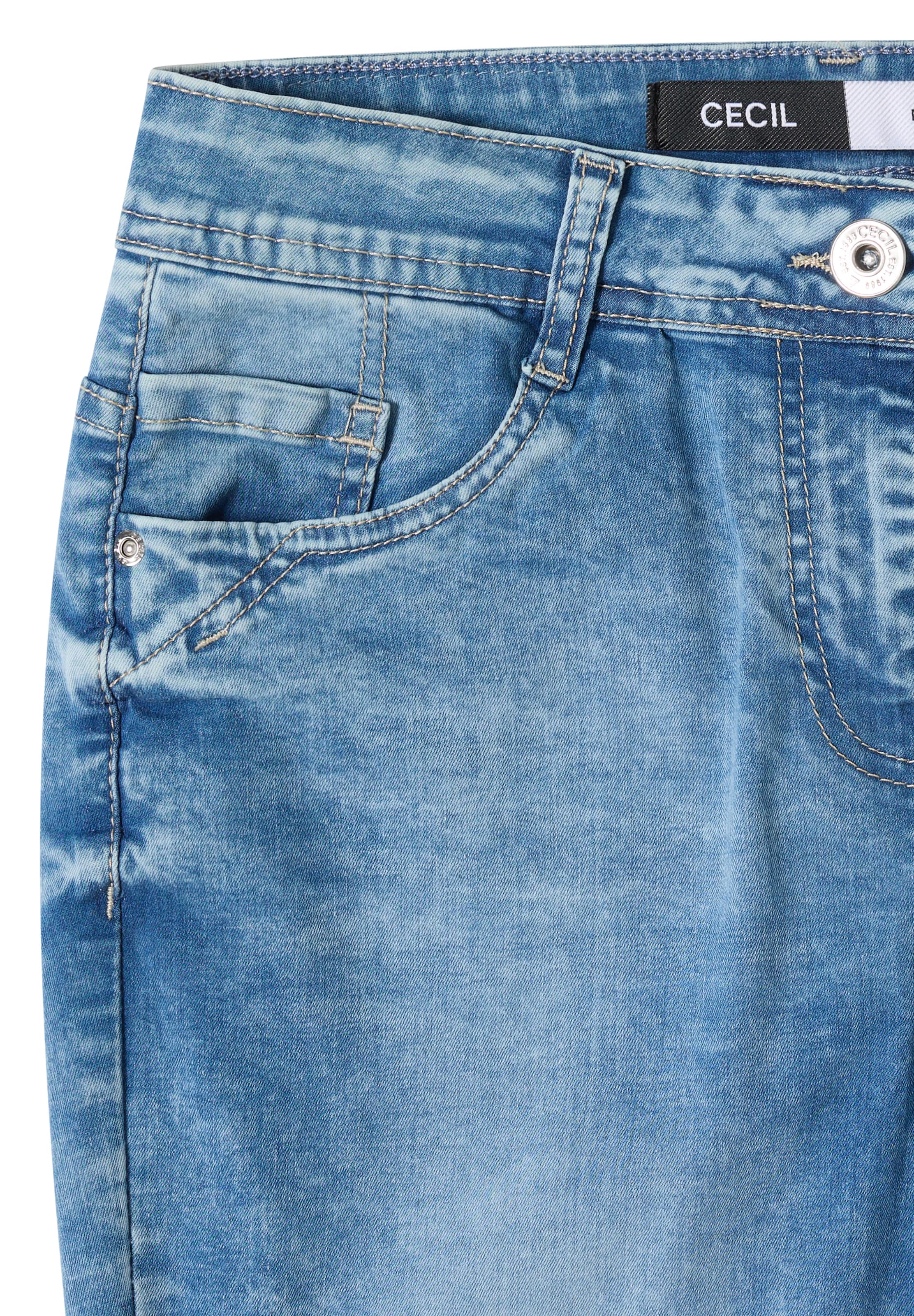 CECIL Slimfit Jeans in Blau