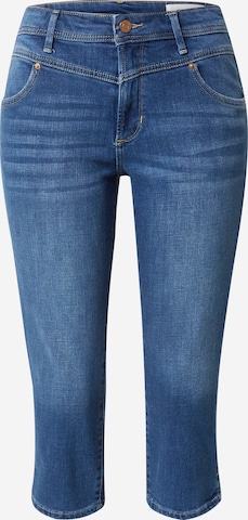 s.Oliver Slimfit Jeans in Blauw: voorkant