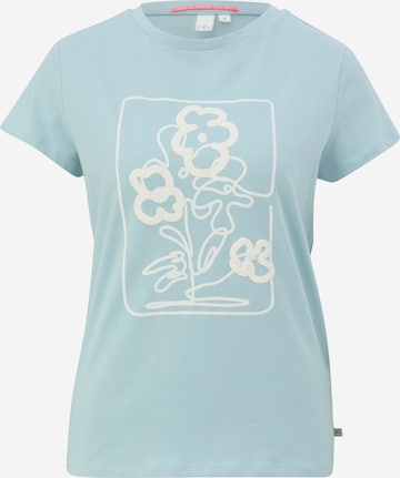 QS T-Shirt in Blau: predná strana