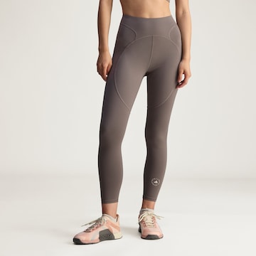 ADIDAS BY STELLA MCCARTNEY Skinny Sportbroek in Grijs: voorkant