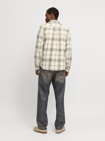 JACK & JONES Regularny krój Koszula 'JJEDARREN' w kolorze zielony