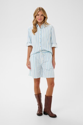 SAINT TROPEZ Loose fit Trousers 'Zalinda' in Blue