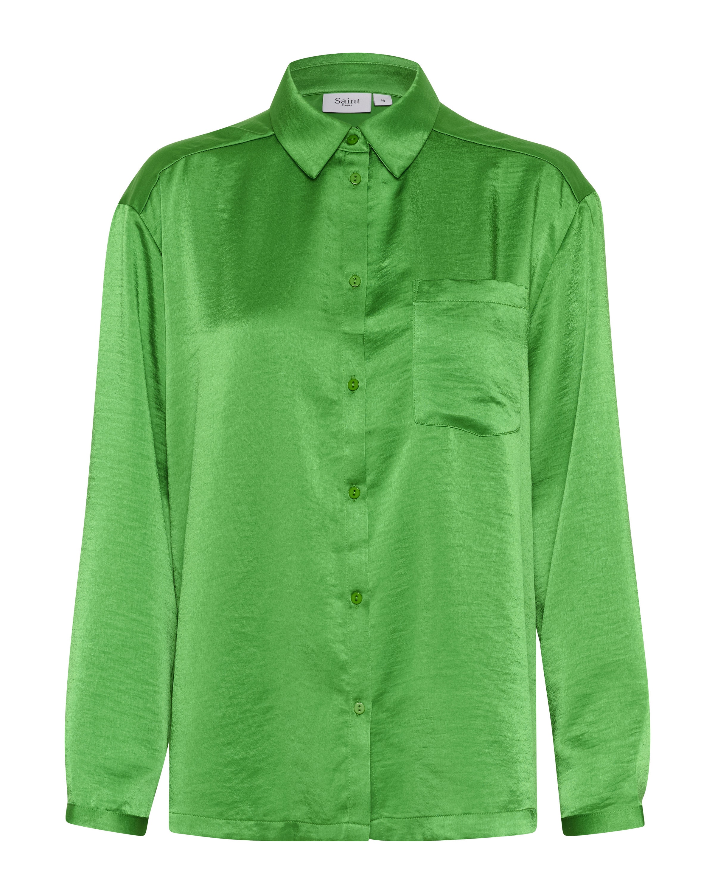 SAINT TROPEZ Blouse 'DinneSZ' in Green: front
