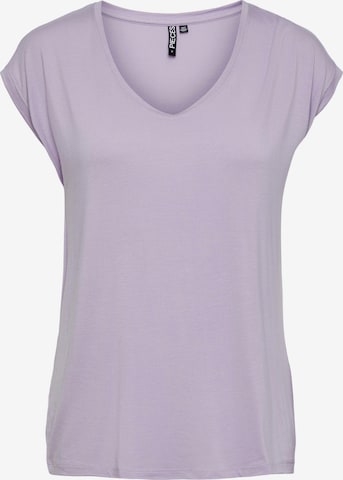 T-shirt 'Billo' PIECES en violet : devant