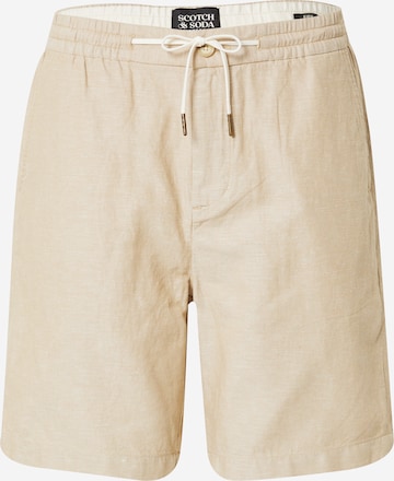 Regular Pantalon 'Fave' SCOTCH & SODA en beige : devant