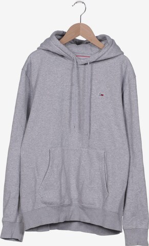 Tommy Jeans Sweatshirt & Zip-Up Hoodie in L in Grey: front