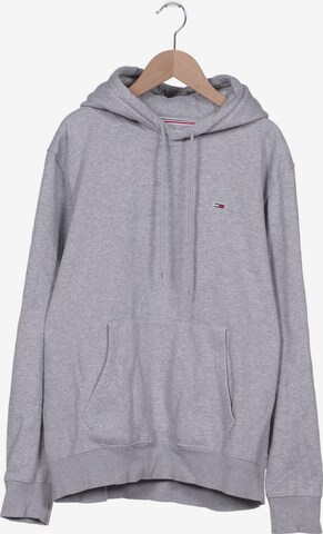 Tommy Jeans Kapuzenpullover L in Grau: predná strana